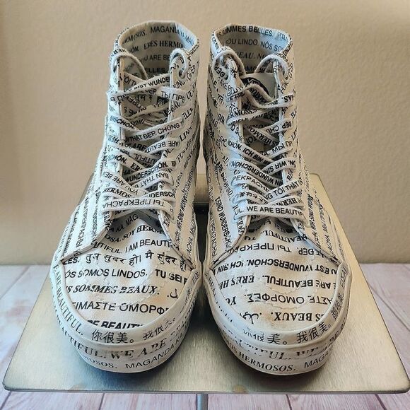 Men's Vans "We Are Beautiful" Sk8-Hi Tapered Sneakers 7 - Picture 7 of 14